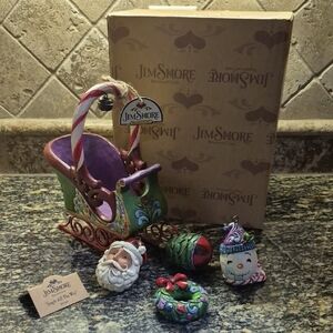 Jim Shore "Jingle All The Way" Ornament Set
